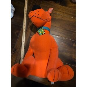 Scooby-Doo Plush  Fluorescent Neon Orange  Toy Factory 19"